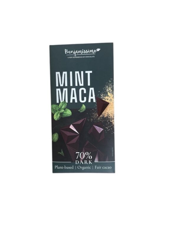 Benjamissimo bio vegán matcha étcsokoládé 70 g
