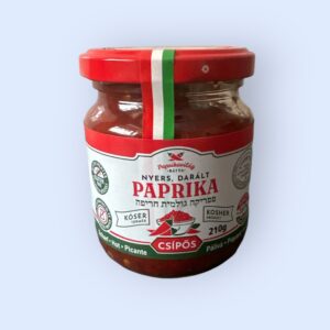 Paprikakrém csípős üveges 210g
