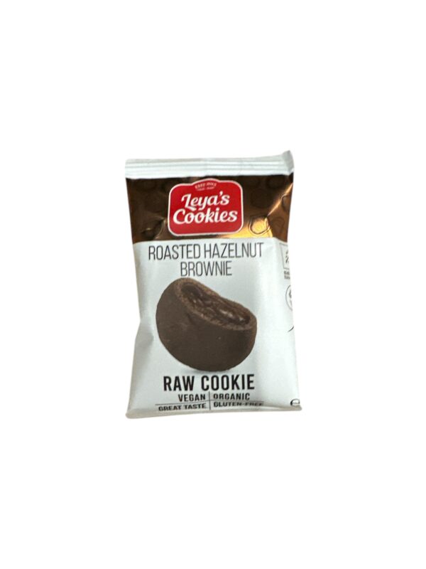 Leya's Cookies bio nyers sütemény pörkölt törökmogyoróval 25g