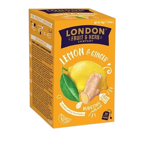London Fruit & Herb Company citrom-gyömbér ízű gyümölcstea 40g
