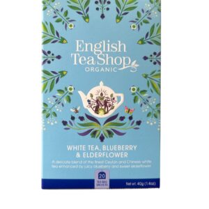 English Tea Shop Organic White tea Blueberry & Elderflower- fehér tea áfonyával és bodzával bio 40g