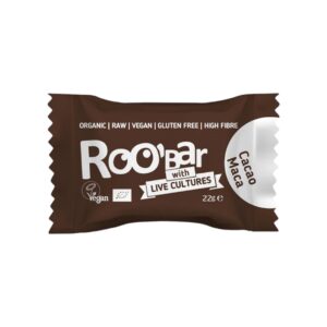 Roobar Bio Nyers Szelet Macával és Kakaóval 22g