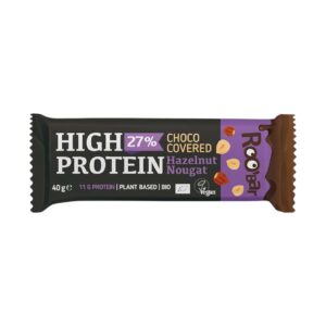 Roobar Bio Protein Szelet Mogyoró-Nugát bevonattal 40g