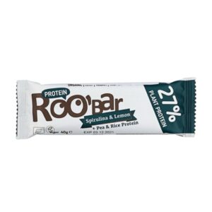 Roobar Bio Protein Szelet Spirulinával és Citrommal 40g