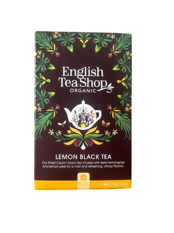 English Tea Shop Organic Lemon Black Tea – Bio fekete tea citrommal 40g