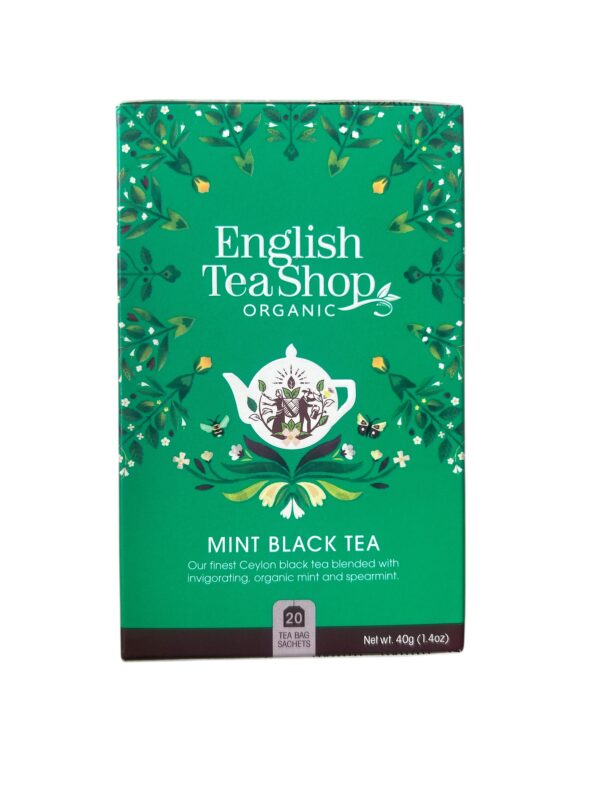 English Tea Shop Organic Mint Black Tea – Bio fekete tea mentával 40g