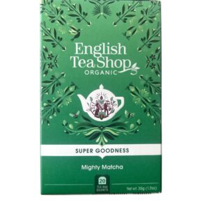 English Tea Shop Organic Super Goodness Mighty Matcha Tea- Bio zöld tea matchával és gyógynövényekkel 40g