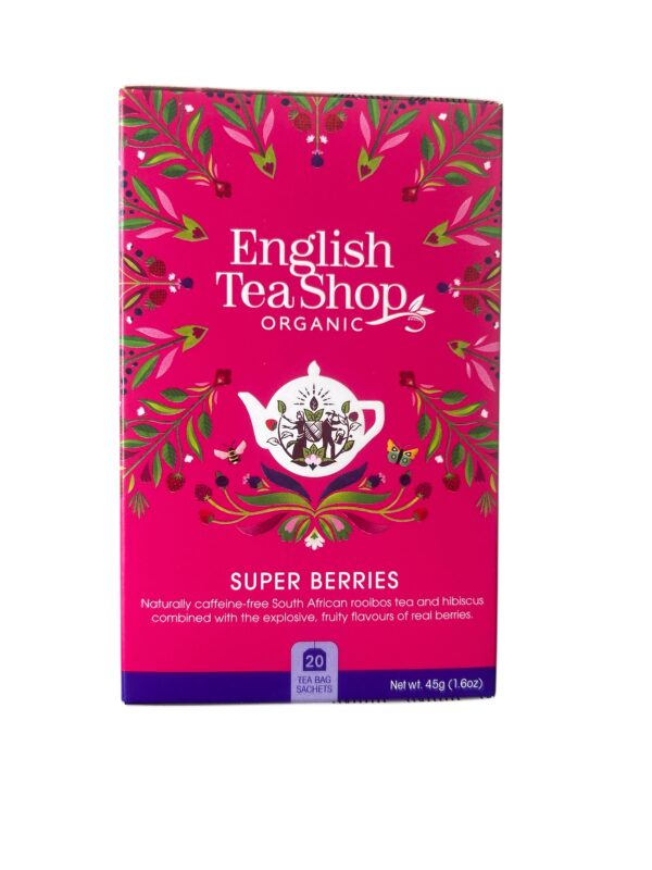 English Tea Shop Organic Super Berries – Bio gyümölcstea bogyós gyümölcsökkel 40g