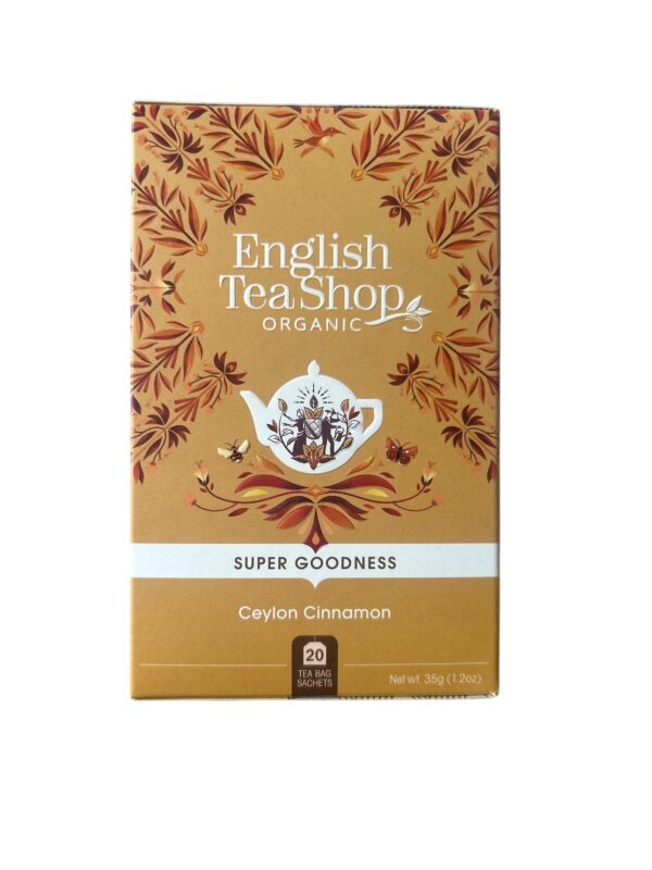 English Tea Shop Organic Super Goodness Ceylon Cinnamon fahéj tea 40g