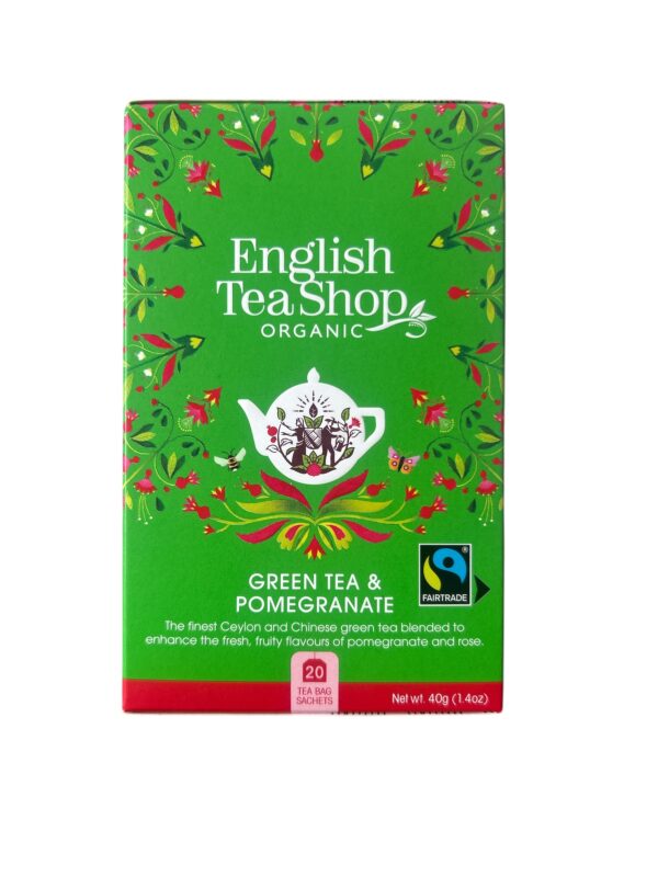 English Tea Shop Organic White Tea Pomegranate- fehér tea gránátalmával 40g