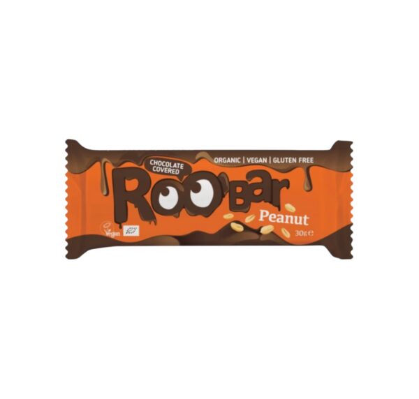 Roobar Csokimázas Földimogyorós Bio Szelet 30 g